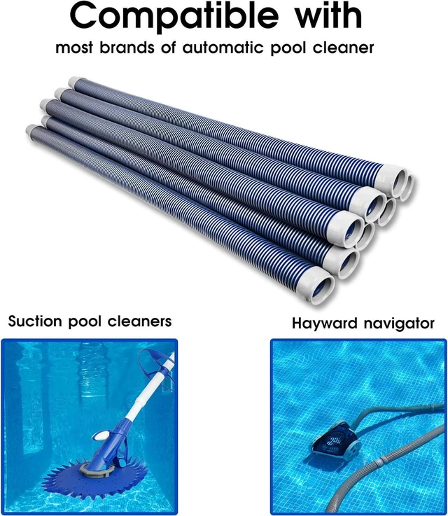 Alt view image 5 of 7 - 1.5" Pool Hoses Replacement/Extension for Inground Pools Vacuum Cleaner