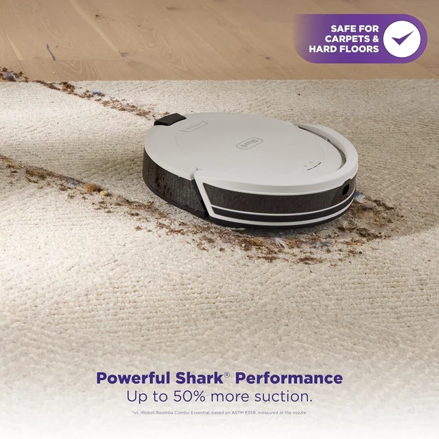 Alt view image 2 of 7 - Shark Navigator Robot Vacuum + Self-Empty Base, White, AV2110S