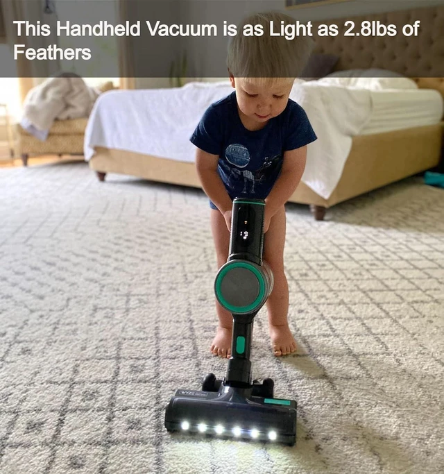 Alt view image 2 of 7 - Wyze Cordless Stick Vacuum Cleaner with HEPA Filter