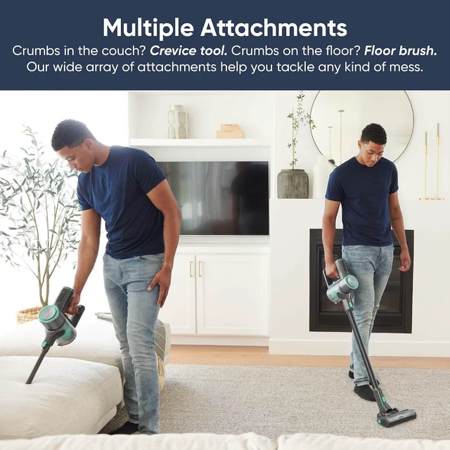 Alt view image 4 of 7 - Wyze Cordless Stick Vacuum Cleaner with HEPA Filter