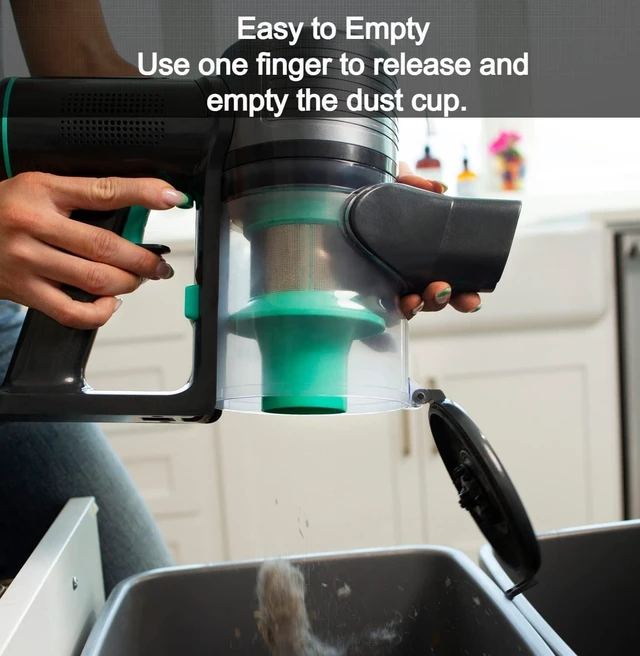 Alt view image 6 of 7 - Wyze Cordless Stick Vacuum Cleaner with HEPA Filter