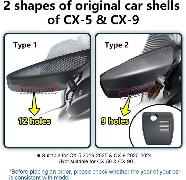 Alt view image 2 of 7 - Front 4K & Rear 1080p Dash Cam for Mazda CX5 2019-2025 & CX-9 2020-2023