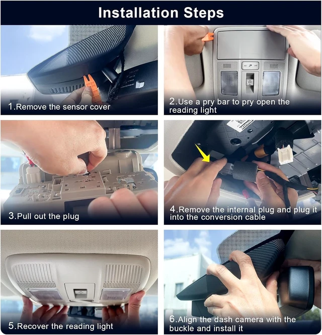 Alt view image 4 of 7 - Front 4K & Rear 1080p Dash Cam for Mazda CX5 2019-2025 & CX-9 2020-2023