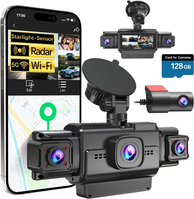 Main image of 4CH Dash Cam, mmWave Radar Parking Guard,360° Full Coverage