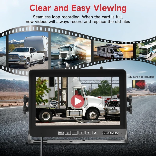 Alt view image 6 of 7 - Wireless RV Backup Camera System, Backup Camera for Truck