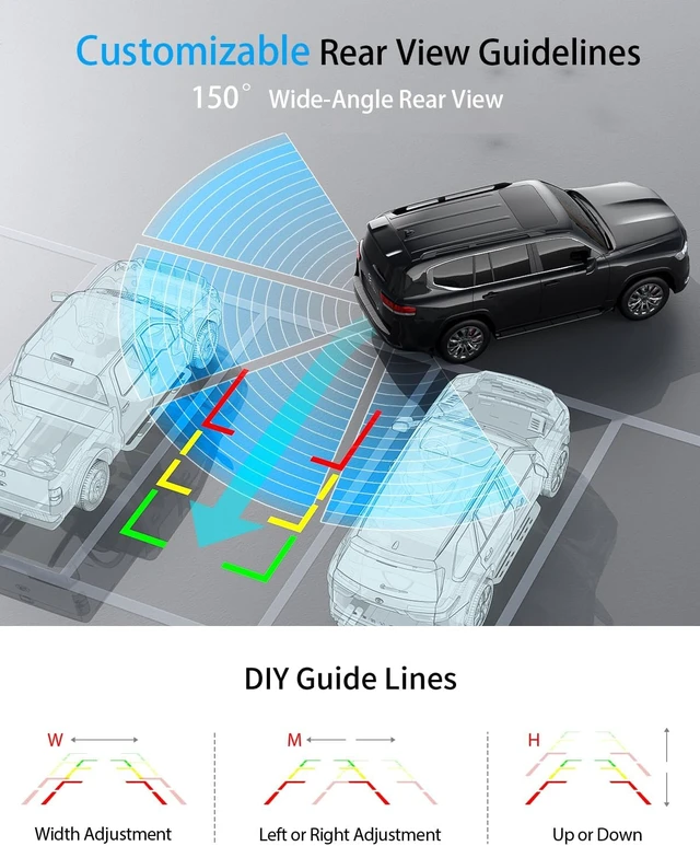 Alt view image 4 of 7 - Solar Wireless Backup Camera with 1080P Monitor 2 Min Easy Install