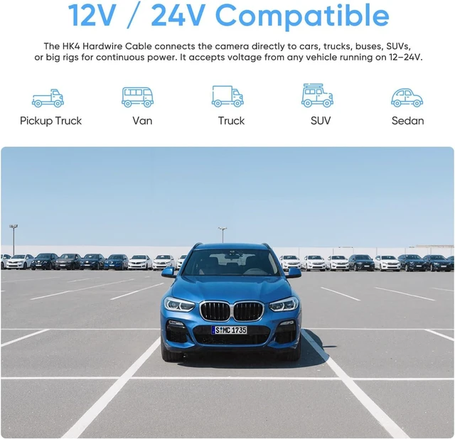 Alt view image 7 of 7 - VIOFO HK4 Hardwire Kit with 8pcs Full Set Circuit Fuse Tap, Type-C Port, for A329 series/A229 series/A119Mini2/A139Pro/WM1/T130 Dash Cam