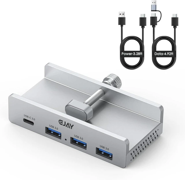 Main image of EJAY Aluminum Clamp USB Hub for Desk