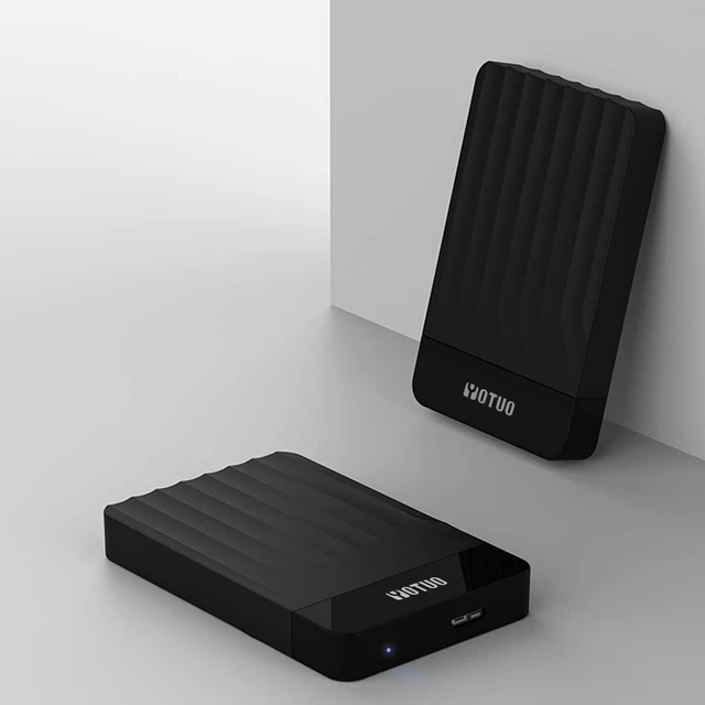 Alt view image 7 of 7 - YOTUO 1TB External Hard Drive, Portable Storage Expansion HDD, USB 3.0 & USB-C for PC, Mac, Desktop, Laptop, Smartphone, PS4, Xbox One, Xbox 360, Office & Game, Black
