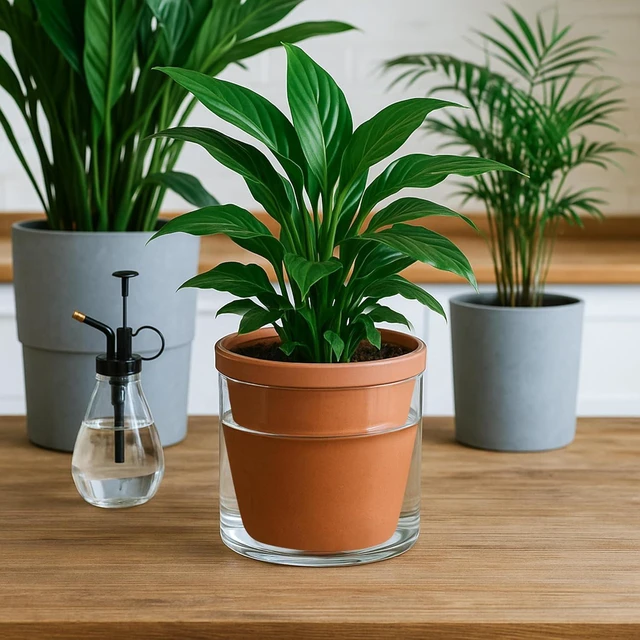 Alt view image 2 of 7 - D'vine Dev Self Watering Terracotta Planter Pot, 6 in, 2-Pack, 37-Y-B-1