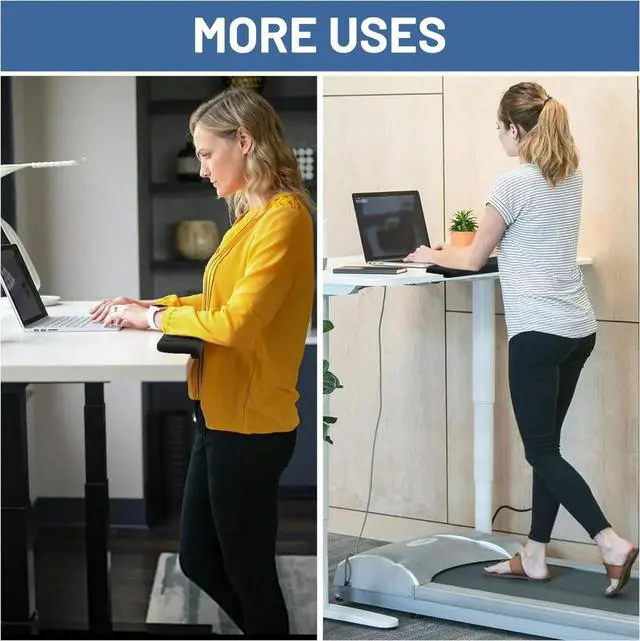 Alt view image 6 of 6 - Memory Foam Desk Arm Rest Pad for Forearms, Ergonomic Elbow Wrist Rest