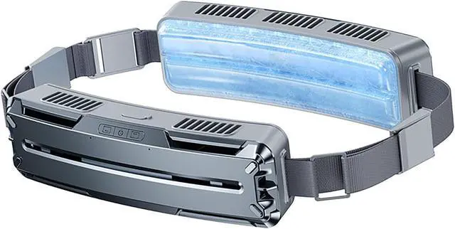 Alt view image 3 of 7 - Pissente Wearable Waist Fan Portable Mini USB Belt Fan Cooling Fan for Hot Weathers Outdoor Sports