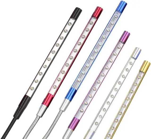 Main image of Fengyan Home Bulbs 20pcs/lot Portable USB Metal Night Light Laptop Keyboard Reading Light 5V LED Desk Lamp Home Book Light Household Lamp (Color : C8)