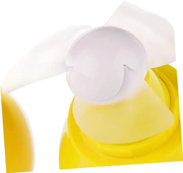 Alt view image 3 of 5 - Hulu Mini Fan Desk Yellow USB Rechargeable Portable Electric Usb Fans fan