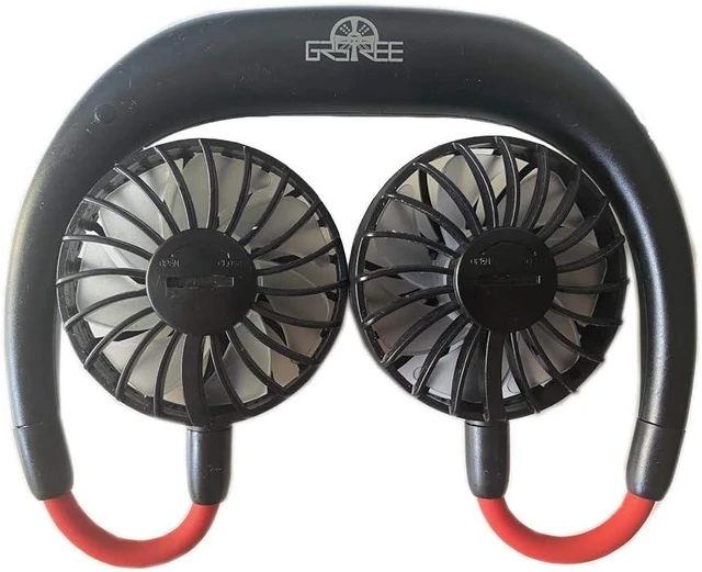 Main image of USB Portable Fan Hands Free Neck Fan Hanging Mini Sports Fan