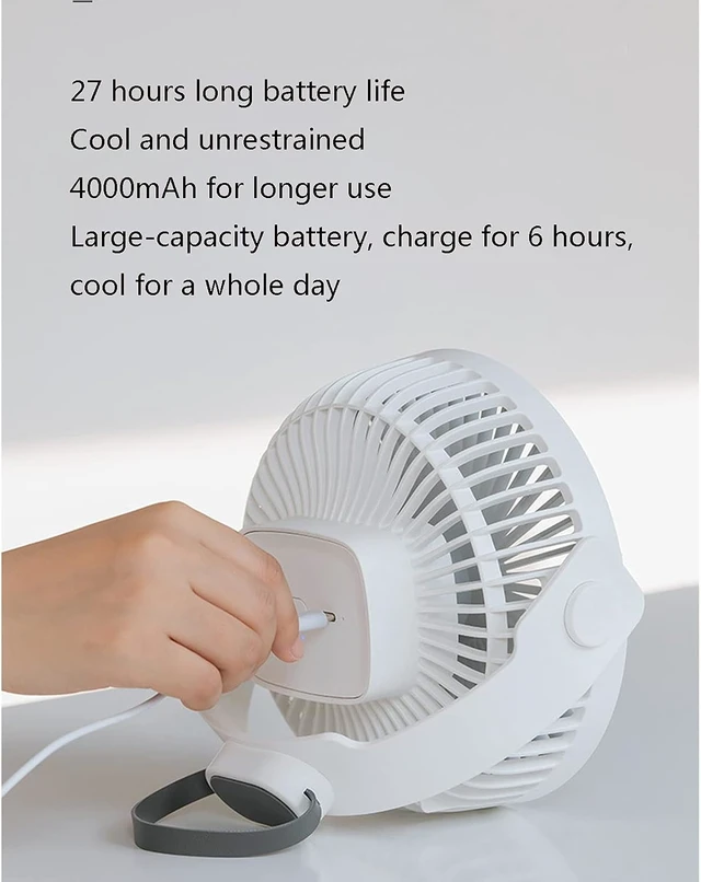Alt view image 2 of 6 - Bladeless Ceiling Fan4-Speed Adjustable Wind Speed Mini Ceiling Fan Student Dormitory Mosquito Net Fan Desktop Portable Wall Hanging Outdoor USB Small Fan Lamp (Color : Bronze)