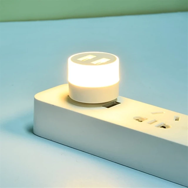 Alt view image 3 of 5 - Small Black Table lamp USB Plug Lamp Small Night Light Computer Mobile Power Charging Mini Book Lamps LED Eye Protection Square Reading Light
