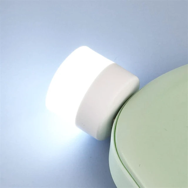 Alt view image 5 of 7 - Small Black Table lamp USB Plug Lamp Computer Mobile Power Charging USB Small Book Lamps LED Eye Protection Reading Light Small Round Light Night Light