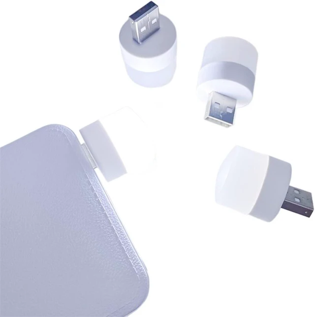 Main image of Small Black Table lamp Pocket Mini led Night Light USB Plug lamp Power Bank USB Charging Book Lights Small Eye Protection Lamps Round Reading