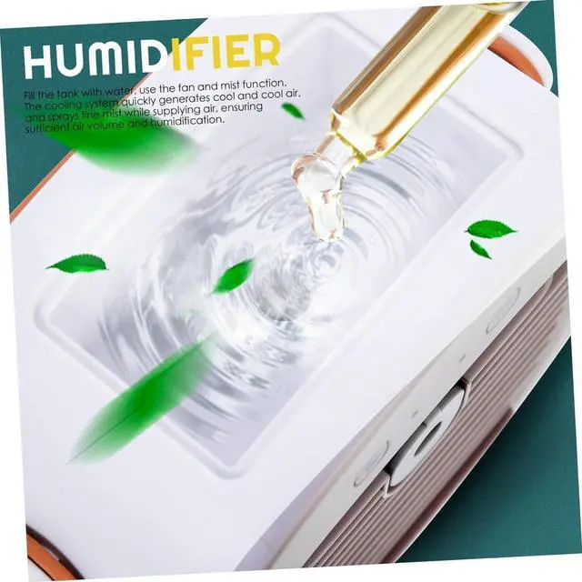 Alt view image 7 of 7 - Chiller USB Spray Cooling Household Portable Rechargeable Air Conditioning Fan Mini Portable Desktop Water-cooled Fan
