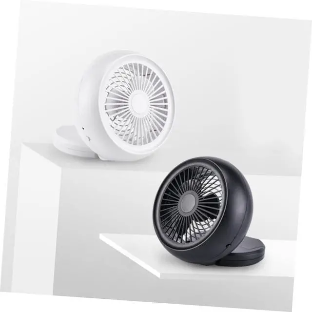 Alt view image 7 of 7 - jojofuny 3pcs Usb Mini Desk Fan Battery Powered Cooling Fan for Compact Portable Design for Home Office Travel and Outdoor Use Black