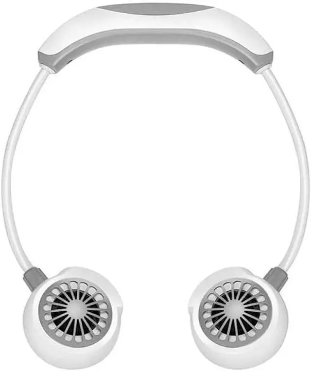Alt view image 4 of 6 - Portable Personal Fan, USB Mini Neck Fan, 3 Speeds and 360 Degree Adjustment for Sports Office Outdoor Travel