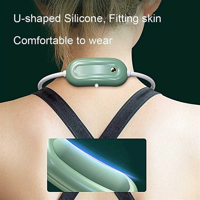Alt view image 6 of 7 - Portable Fans, Hands-Free Lazy Hanging Neck Fan, Personal Wearable Neckband Fan for Kitchen Cooking, Indoor Outdoor Working, USB Rechargeable Battery Necklace Fan Low Noise Design