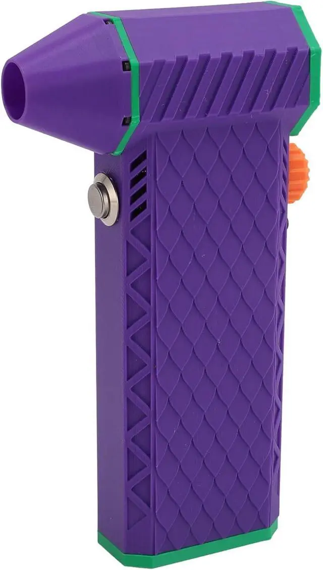 Alt view image 4 of 7 - Mini Jet Dry Blower 200000RPM, Stepless Speed Control, QC15W Fast Charging, Portable Fan for Dust Removal, Car Computer Keyboard (Darkviolet)