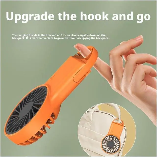 Alt view image 5 of 7 - Portable And Easy To Store Small Fan(White)