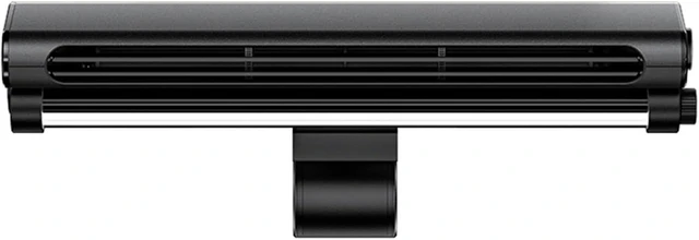 Alt view image 7 of 7 - Monitor Clip On Fan, Stepless Speed Desk Fan with Light, Desk Fan Touch Control, USB Table Fan for Flat and Curved Monitor, Laptop, PC