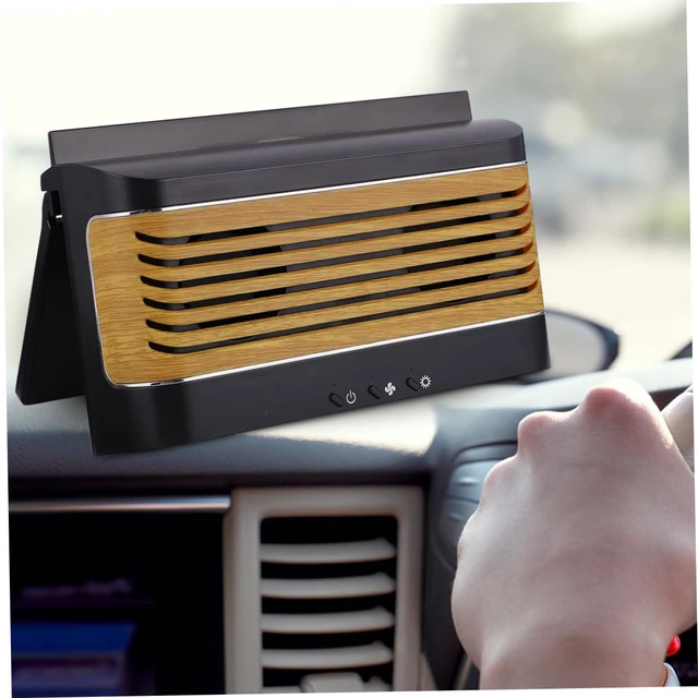 Alt view image 3 of 7 - SOLUSTRE 1pc Car Air Conditioning Tablet Holder for Car Automatic Car Cooler Mic Belts Cooler for Car Rechargeable Silver Bracelet Goldfish Toy Trigger Gaming Fan Air Conditioner