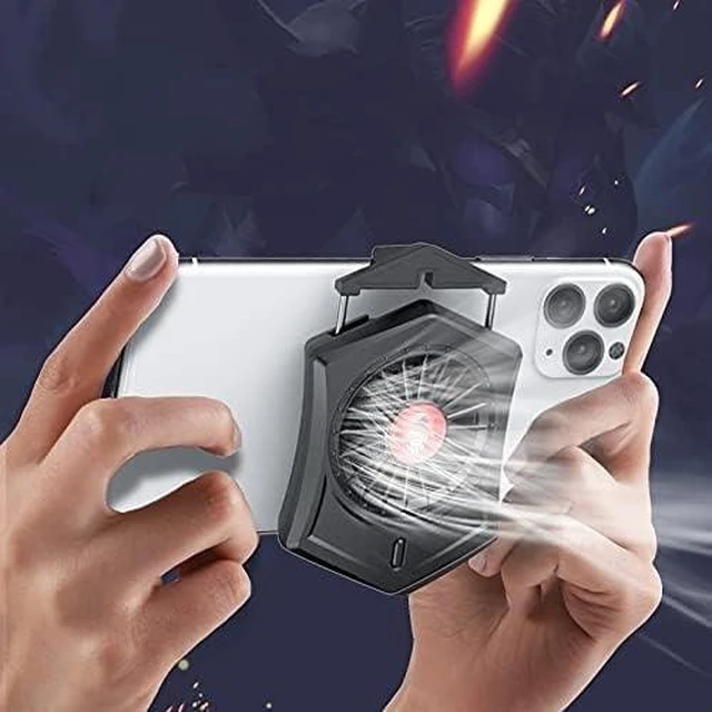 Alt view image 2 of 2 - Radiator Holder Cooling Pad Cooler Handphone Fan Holder Gaming Phone Cooler Fan