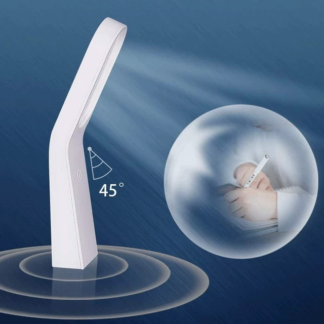 Alt view image 3 of 5 - Book Light, USB Rechargeable Reading Lights, Eye-Protection, Stepless Dimming Multi-Function Handheld LED Magnetic Wall Lamp