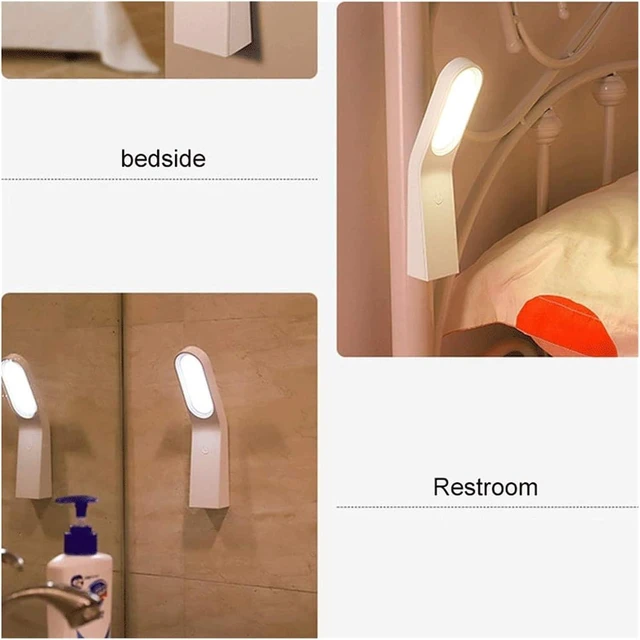 Alt view image 2 of 5 - Book Light, USB Rechargeable Reading Lights, Eye-Protection, Stepless Dimming Multi-Function Handheld LED Magnetic Wall Lamp