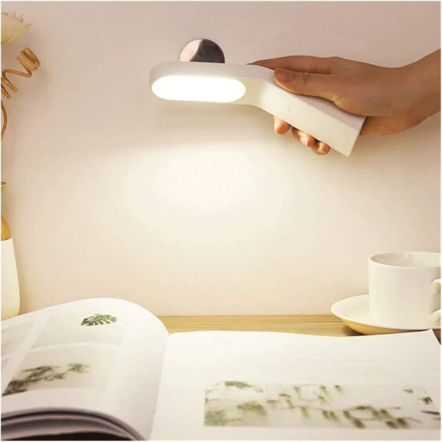 Alt view image 4 of 5 - Book Light, USB Rechargeable Reading Lights, Eye-Protection, Stepless Dimming Multi-Function Handheld LED Magnetic Wall Lamp