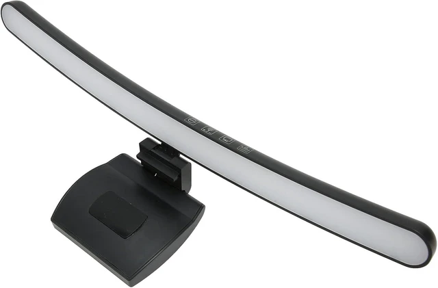 Main image of Septpenta Curved Monitor Light Bar, Asymmetric Optics Touch Dimming 7 Color RGB Computer Monitor Lamp with Timing Function, Ideal for Business Office Workers to Relieve Eye Strain