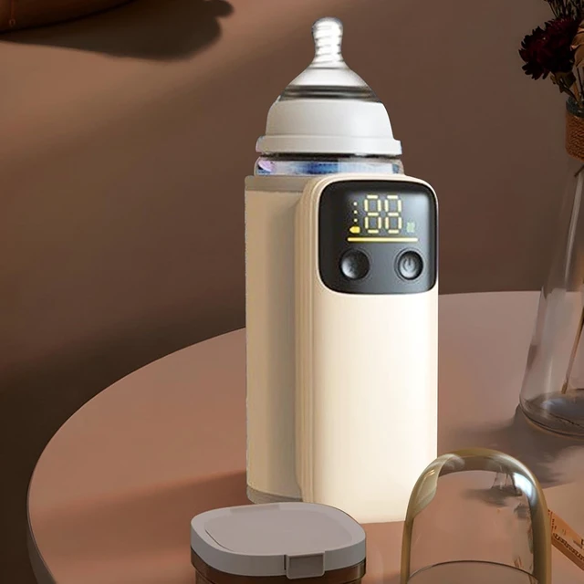 Alt view image 5 of 7 - LICAEVEY Milk Bottle Warmer, Portable USB Cordless Constant Temperature Milk Bottle Warm Insulation Cover with Smart Temperature Control for Home, Outdoor