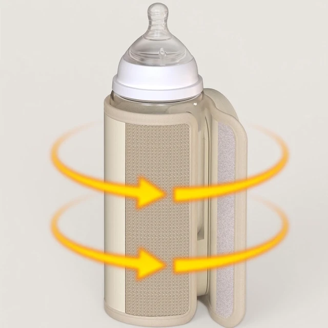 Alt view image 6 of 7 - LICAEVEY Milk Bottle Warmer, Portable USB Cordless Constant Temperature Milk Bottle Warm Insulation Cover with Smart Temperature Control for Home, Outdoor