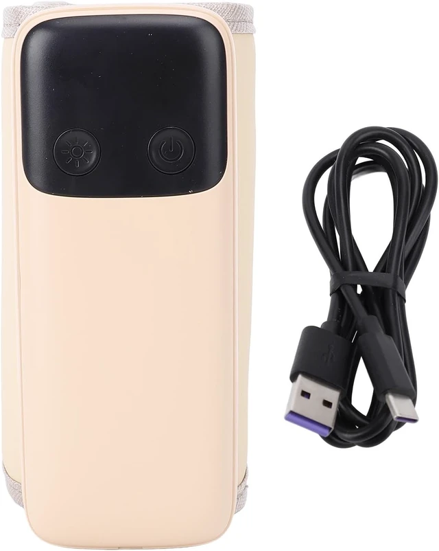 Alt view image 7 of 7 - LICAEVEY Milk Bottle Warmer, Portable USB Cordless Constant Temperature Milk Bottle Warm Insulation Cover with Smart Temperature Control for Home, Outdoor