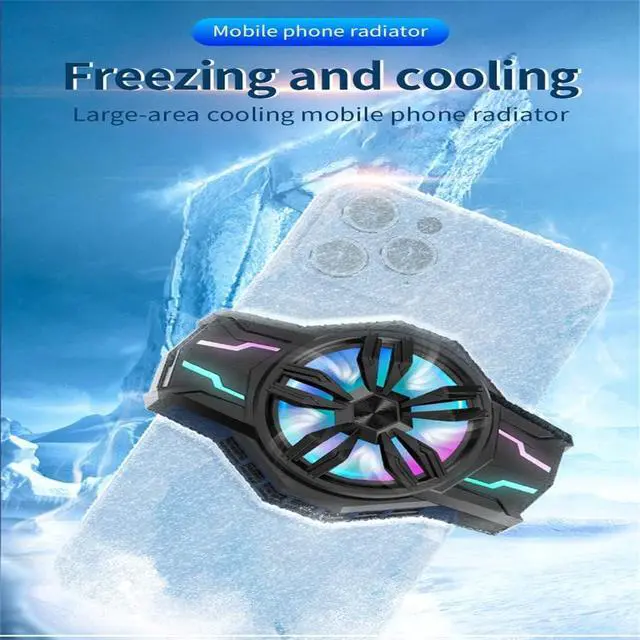 Alt view image 3 of 5 - Mobile Phone Cooler Semiconductor 68-93Mm Wide Universal Cooling Fan Cool Heat Sink For Cell