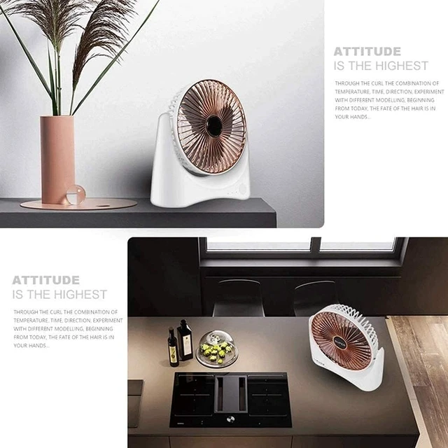 Alt view image 7 of 7 - Mini Desk Fan Battery Operated, Ultra Quiet 3-Speed Portable Baby Stroller Fan, USB Rechargeable Fan for Home Office Buggy Outdoor Camping Easy to Carry (Color : A)