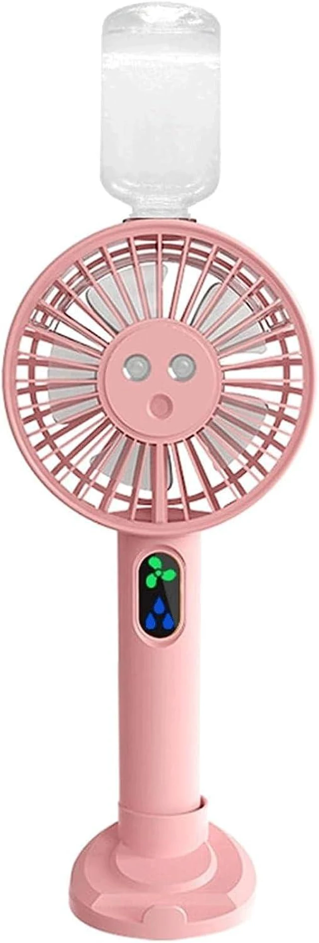 Main image of ZUMAHA Portable Fan 3 Wind Speed Mini Fan, Spray Cooling Fan, USB Rechargeable Handheld Fan for Office/Home/Outdoor, Mobile Phone Holder Cooling Artifact