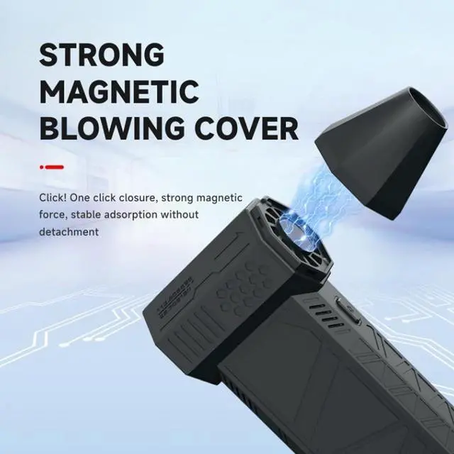 Alt view image 6 of 7 - Fafeicy Super Powerful Fan Brushless Motor Air Blower 130000RPM Handheld Electric for Cleaning Computer Keyboard