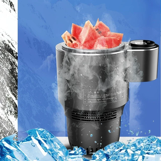 Alt view image 2 of 7 - Touch Control Heated Cooling Cup Holder for Bottles Beverage Digital Car and Heating Mug 12v 36w Auto and Heating