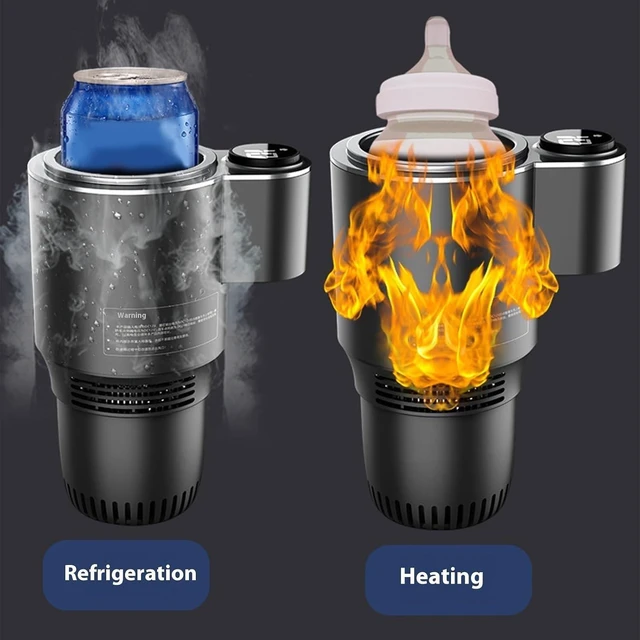 Alt view image 7 of 7 - Digital Car Cup Warmer for Beverage 12V 36W Travel Vehicle Heated Cooling Cup Holder Touch Control Car Coffee Warmer with Cooling Function