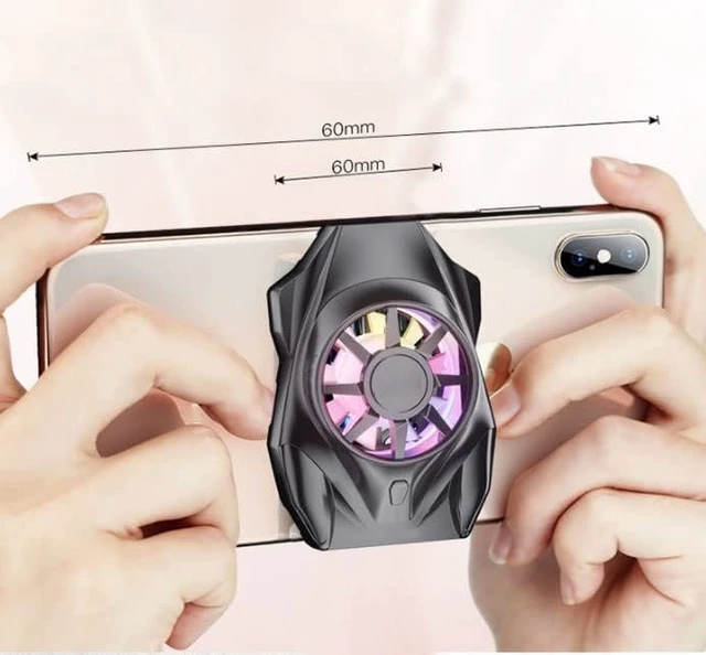 Alt view image 3 of 7 - Mobile Phone Cooler, Cellphone Fan with Retractable Buckle, Game Handle Radiator Mobile Phone Cooler Mini Cooling Fans, for Playing Games Watching Videos for Smartphones