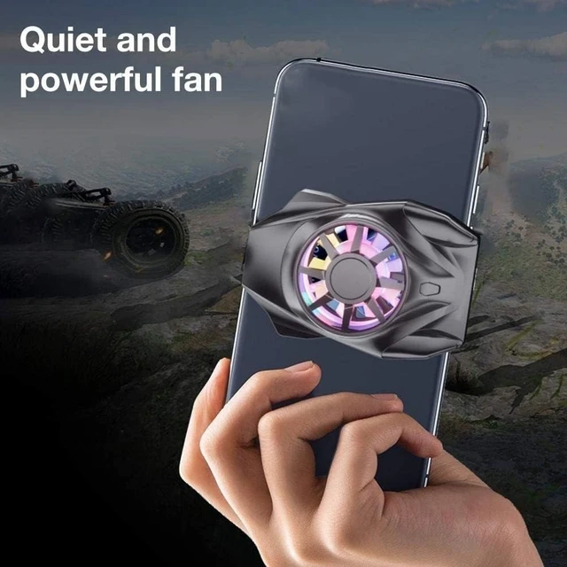 Alt view image 7 of 7 - Mobile Phone Cooler, Cellphone Fan with Retractable Buckle, Game Handle Radiator Mobile Phone Cooler Mini Cooling Fans, for Playing Games Watching Videos for Smartphones