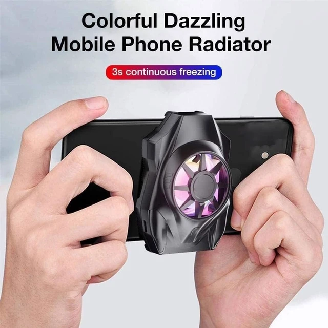 Alt view image 4 of 7 - Mobile Phone Cooler, Cellphone Fan with Retractable Buckle, Game Handle Radiator Mobile Phone Cooler Mini Cooling Fans, for Playing Games Watching Videos for Smartphones
