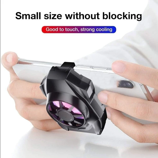 Alt view image 5 of 7 - Mobile Phone Cooler, Cellphone Fan with Retractable Buckle, Game Handle Radiator Mobile Phone Cooler Mini Cooling Fans, for Playing Games Watching Videos for Smartphones