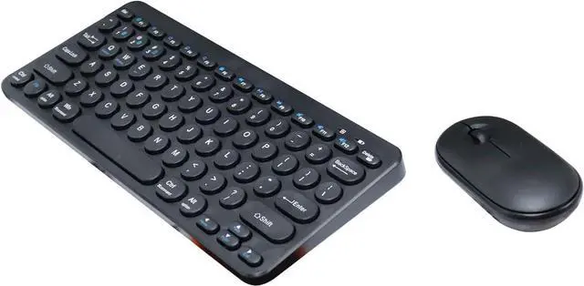 Main image of Wireless Keyboard and Mouse Combo, Digital Signage Displays Accessory, 2.4GHz USB Receiver, 1200 DPI Business Mouse, Wireless Keyboard and Mouse for PC, Windows, MAC, Desktop, Laptop